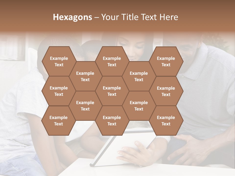 Settee Sofa Dad PowerPoint Template