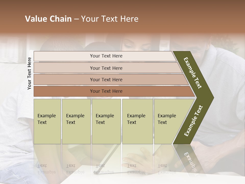 Settee Sofa Dad PowerPoint Template