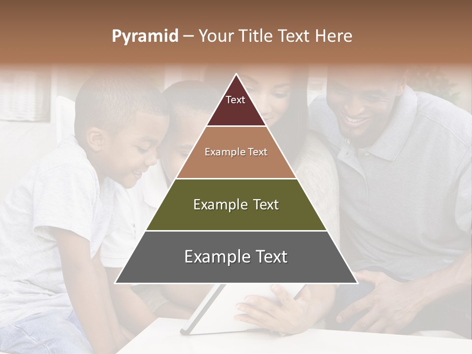 Settee Sofa Dad PowerPoint Template