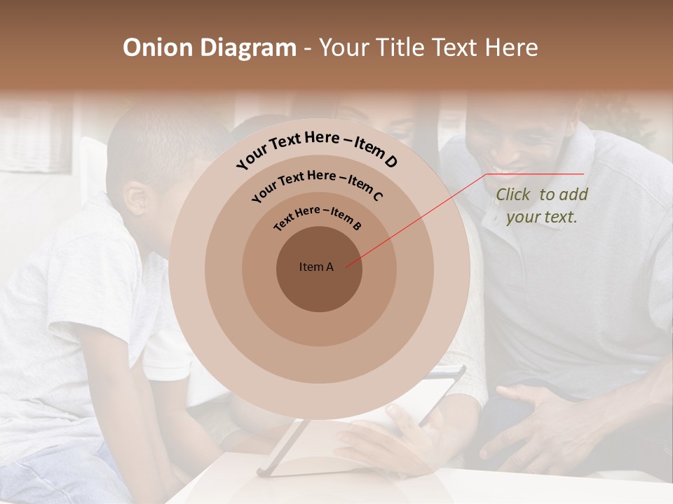 Settee Sofa Dad PowerPoint Template