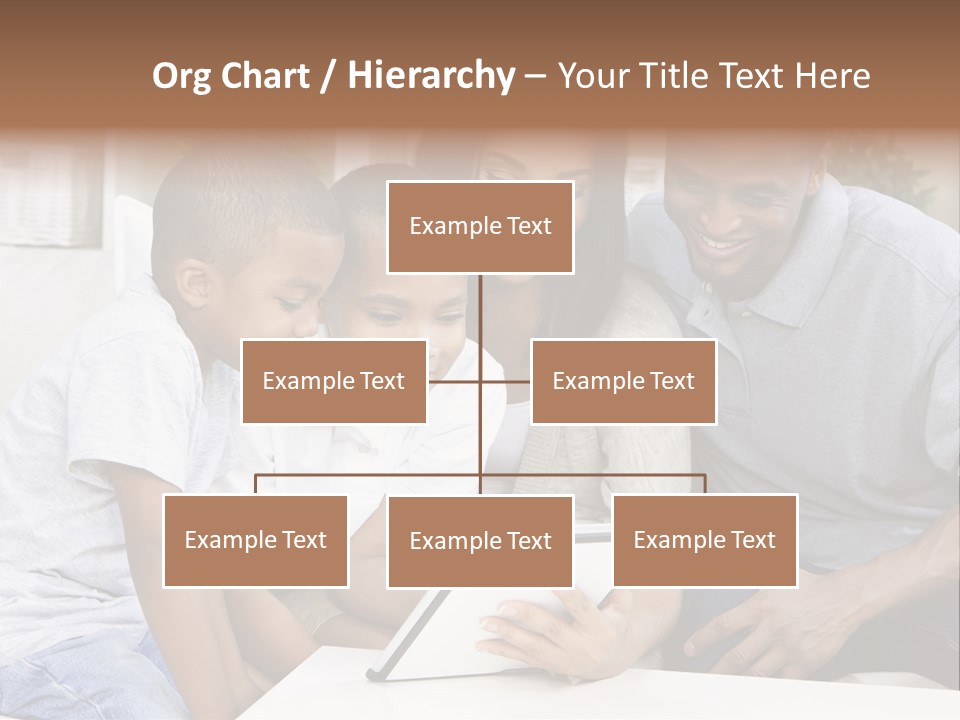 Settee Sofa Dad PowerPoint Template
