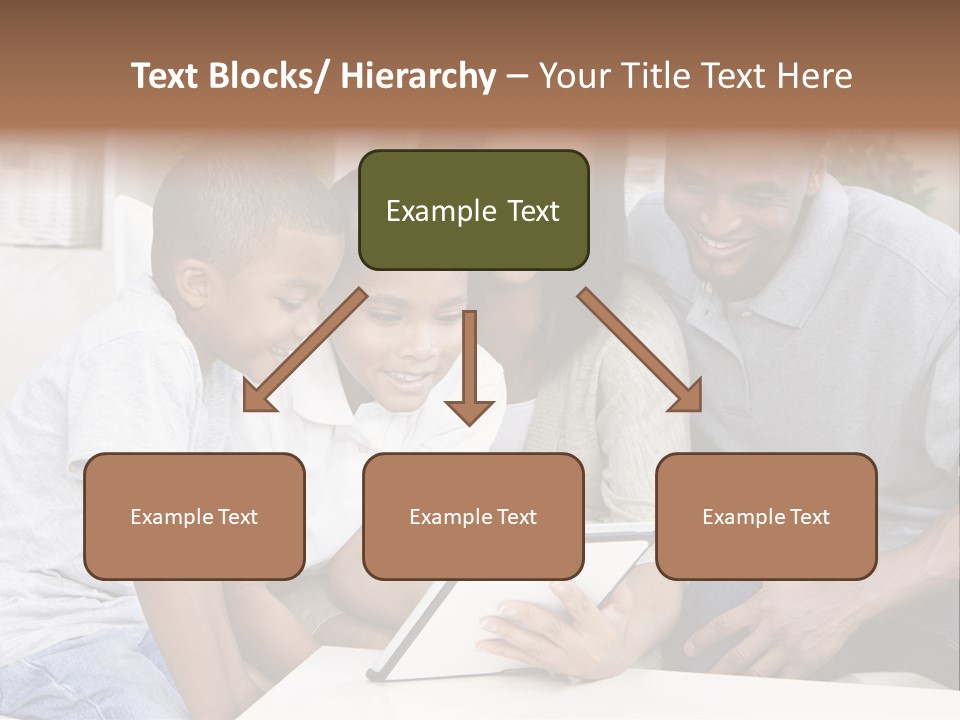 Settee Sofa Dad PowerPoint Template