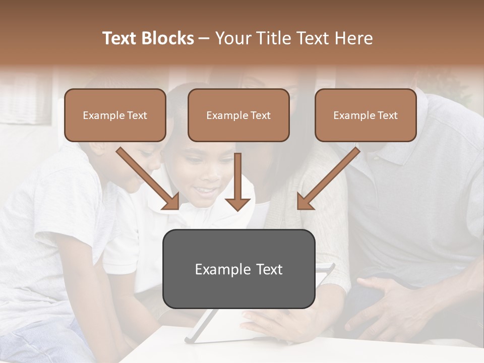 Settee Sofa Dad PowerPoint Template
