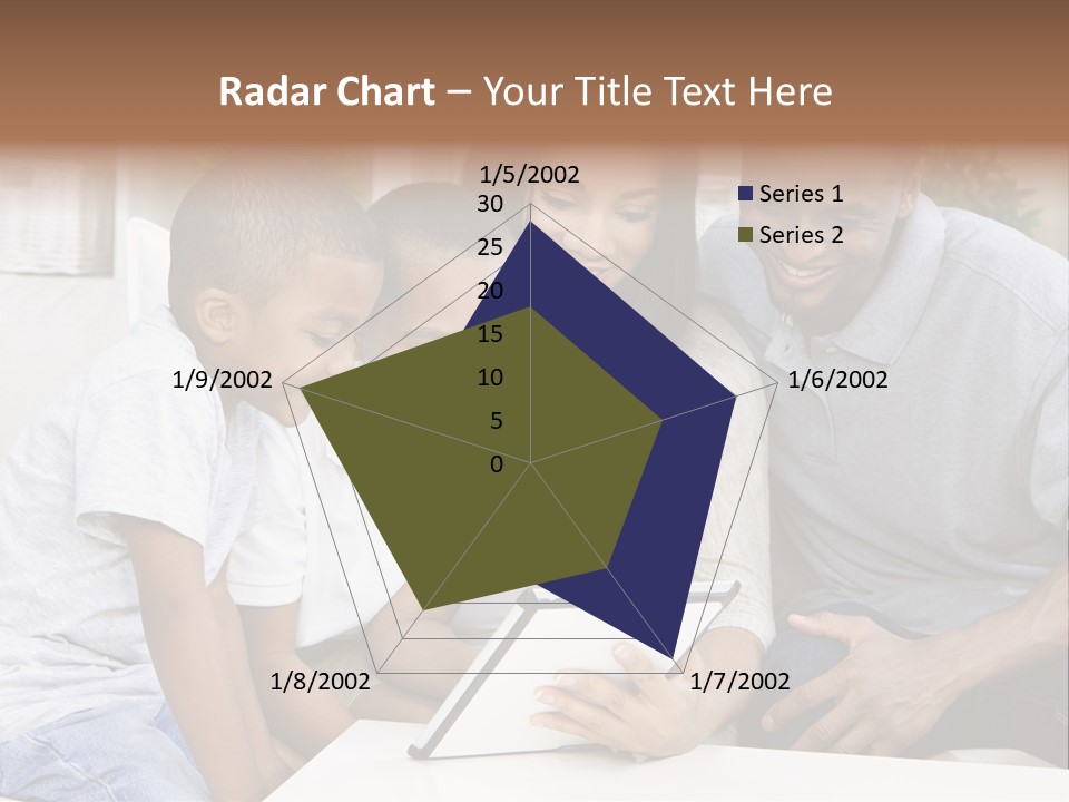 Settee Sofa Dad PowerPoint Template