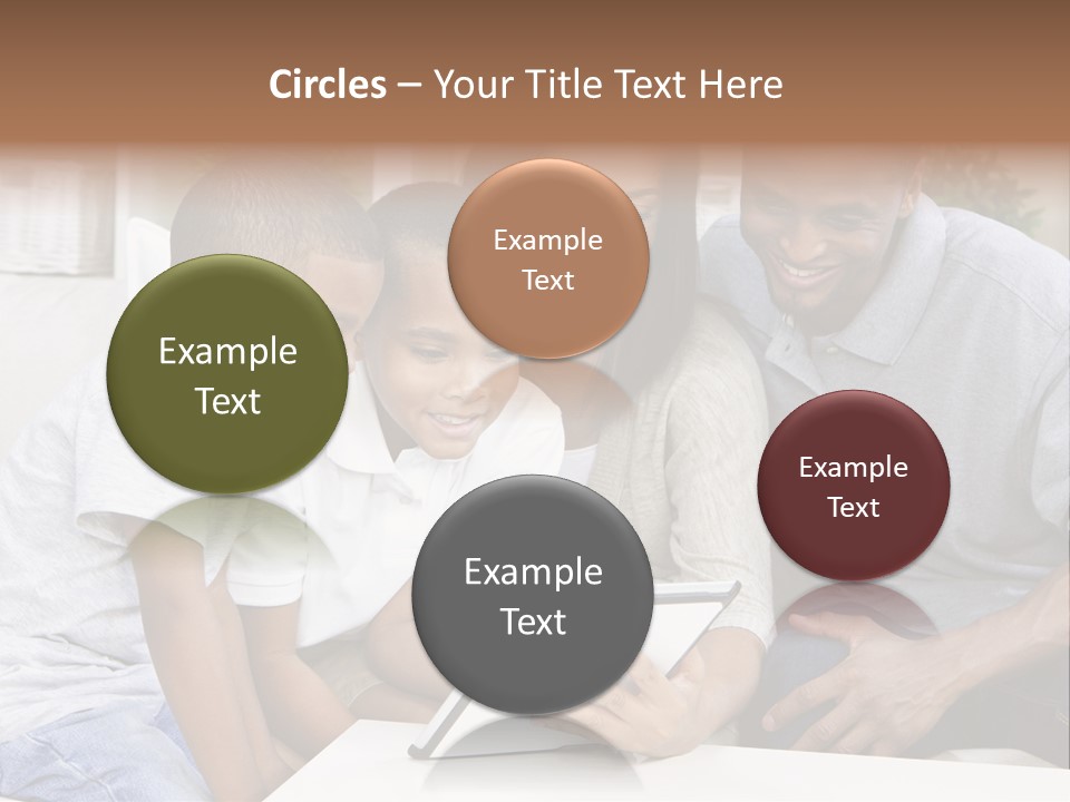 Settee Sofa Dad PowerPoint Template