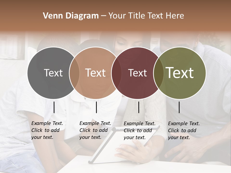 Settee Sofa Dad PowerPoint Template