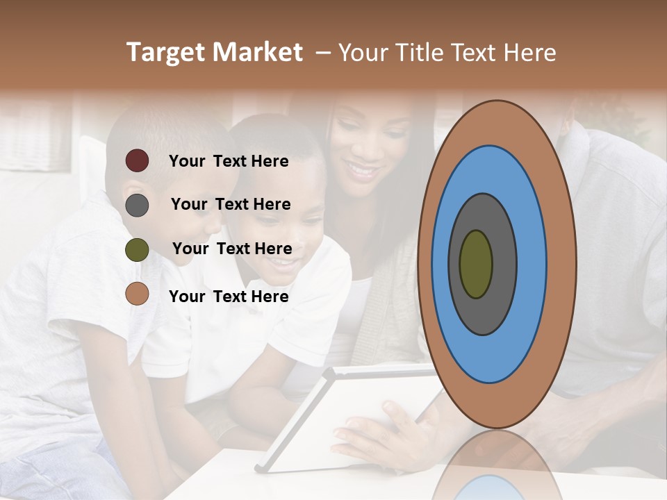 Settee Sofa Dad PowerPoint Template