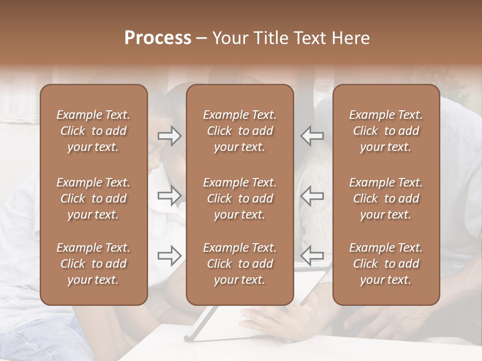 Settee Sofa Dad PowerPoint Template