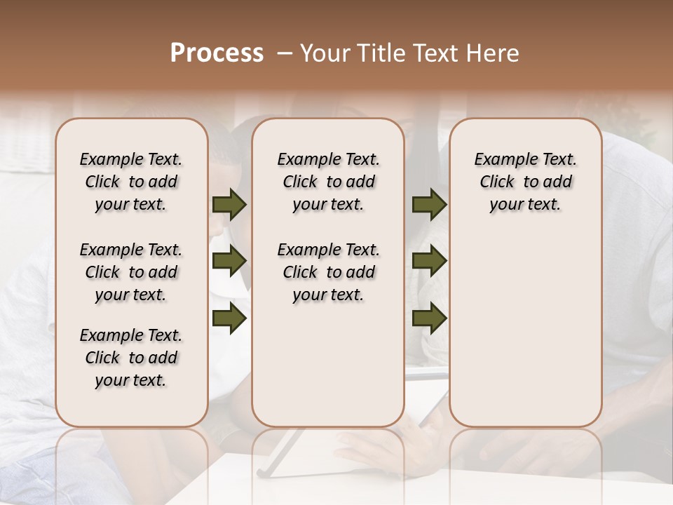 Settee Sofa Dad PowerPoint Template