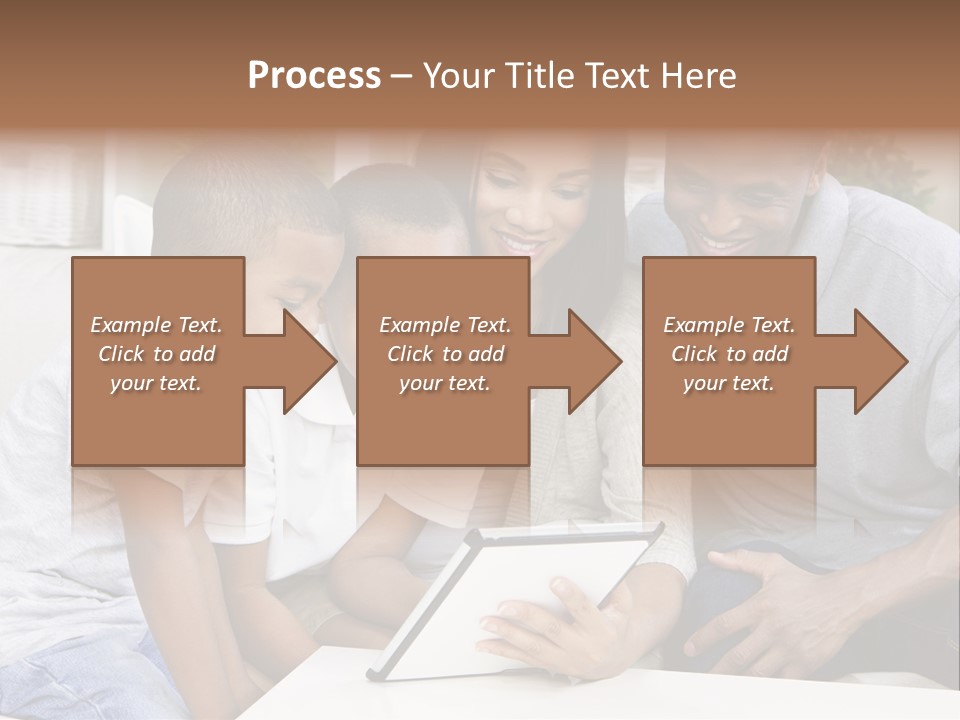 Settee Sofa Dad PowerPoint Template