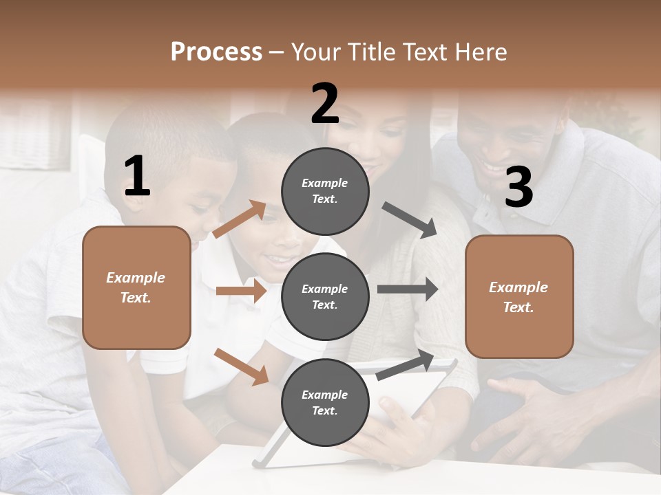 Settee Sofa Dad PowerPoint Template
