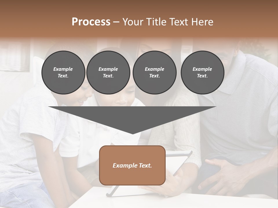 Settee Sofa Dad PowerPoint Template