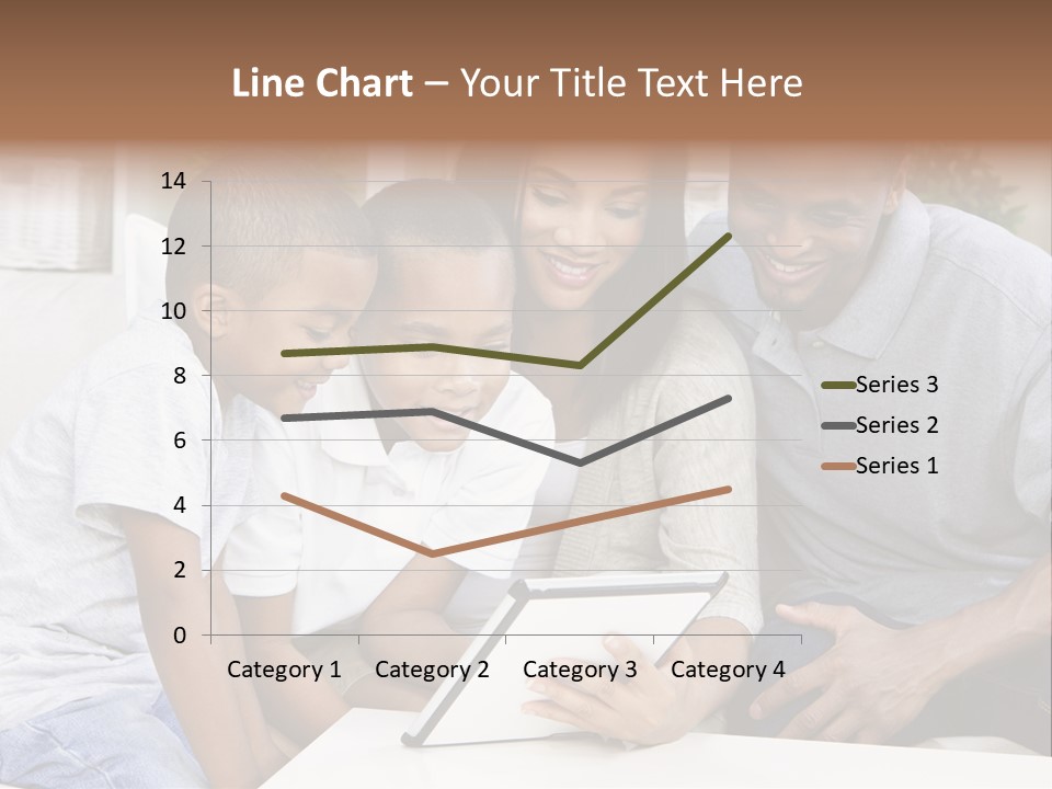Settee Sofa Dad PowerPoint Template