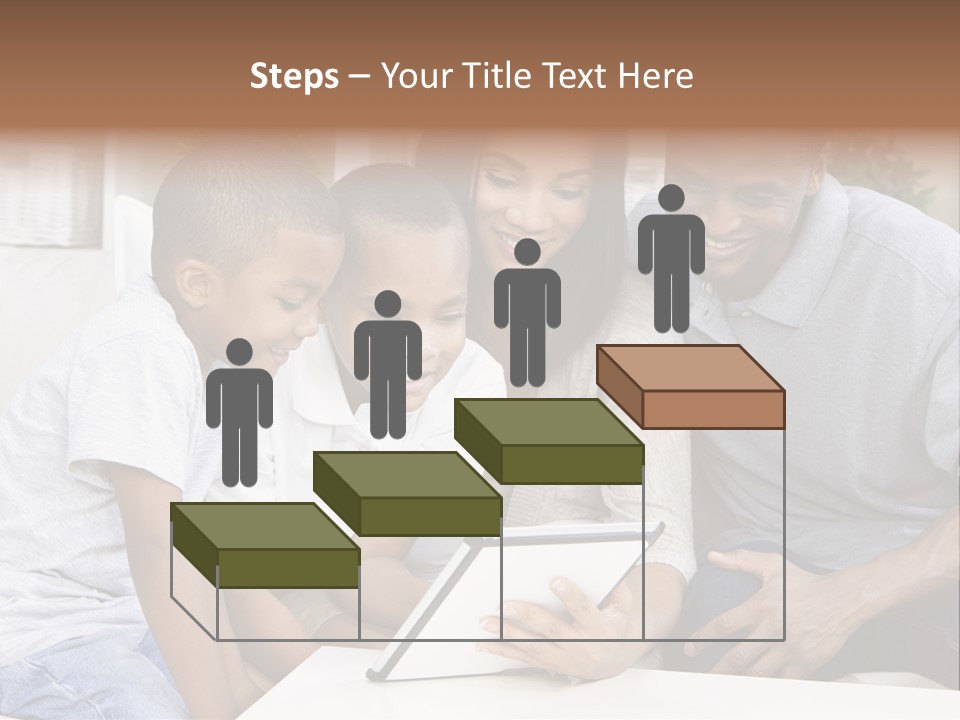 Settee Sofa Dad PowerPoint Template