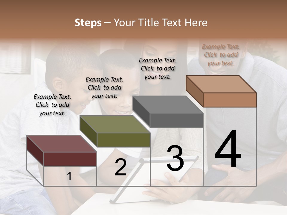 Settee Sofa Dad PowerPoint Template