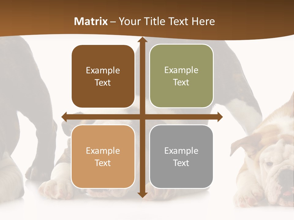 Front Three Standing PowerPoint Template