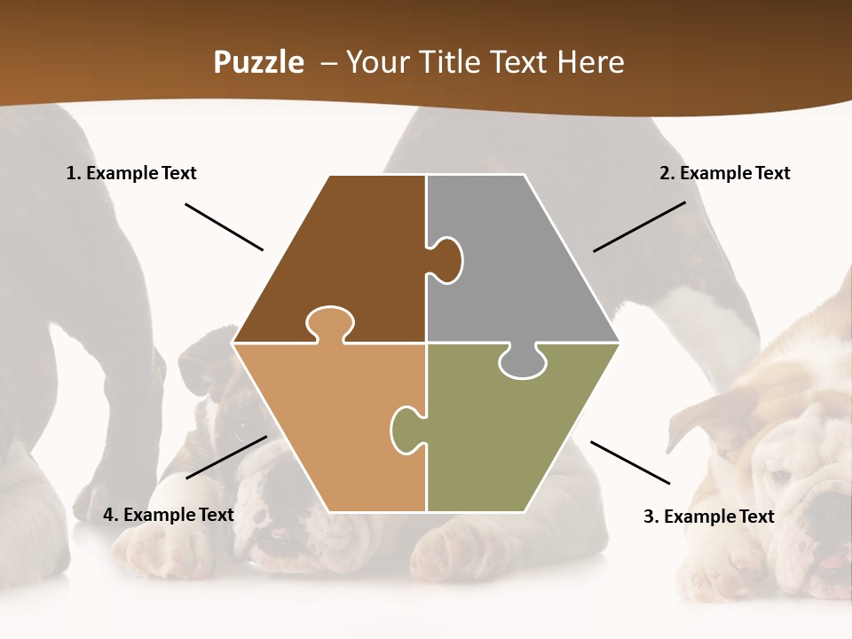 Front Three Standing PowerPoint Template