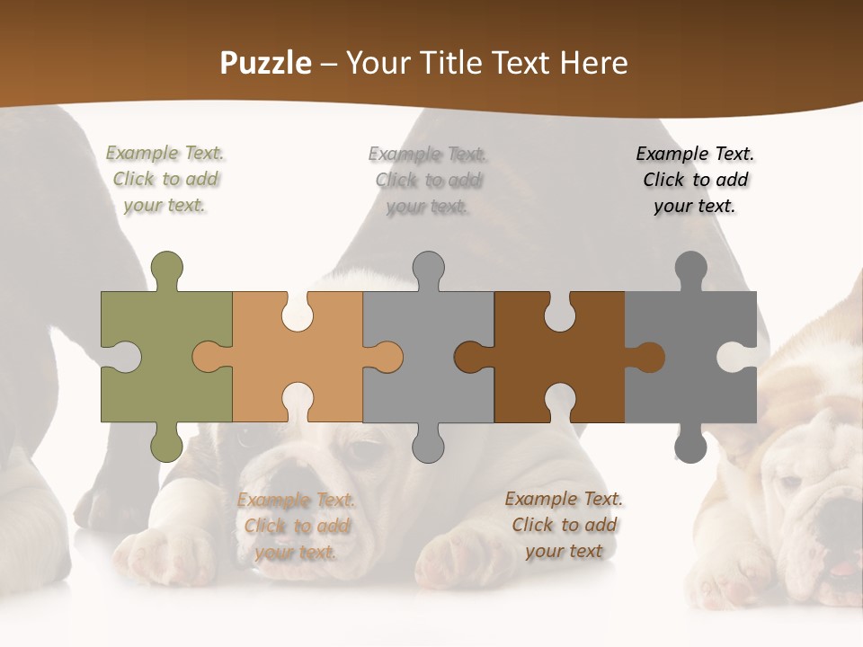 Front Three Standing PowerPoint Template