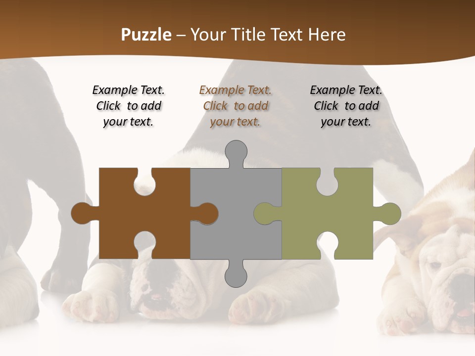 Front Three Standing PowerPoint Template