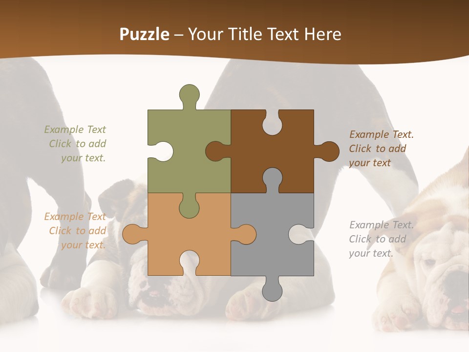 Front Three Standing PowerPoint Template