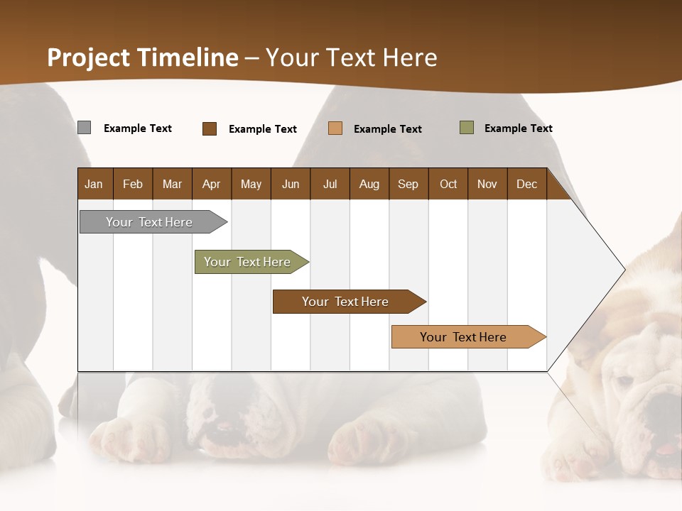 Front Three Standing PowerPoint Template
