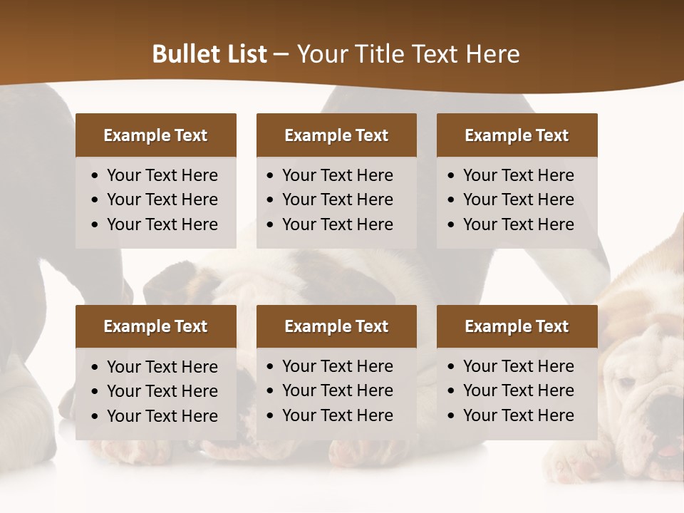 Front Three Standing PowerPoint Template