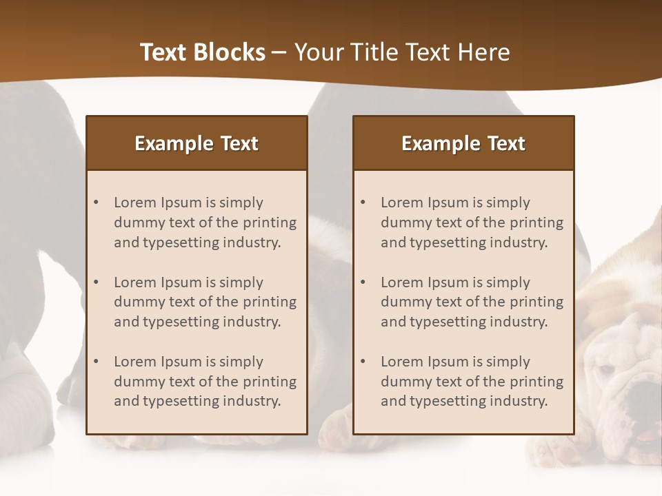 Front Three Standing PowerPoint Template