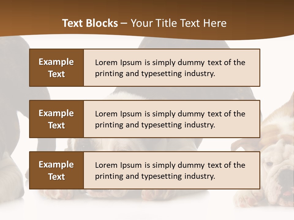 Front Three Standing PowerPoint Template
