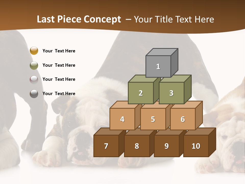 Front Three Standing PowerPoint Template