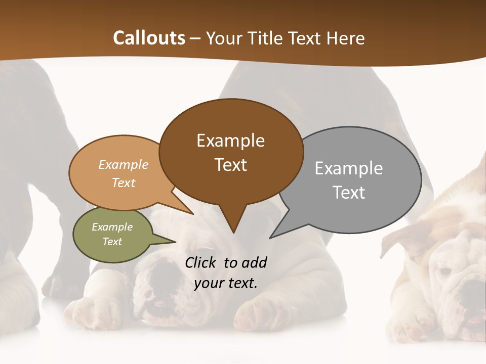 Front Three Standing PowerPoint Template