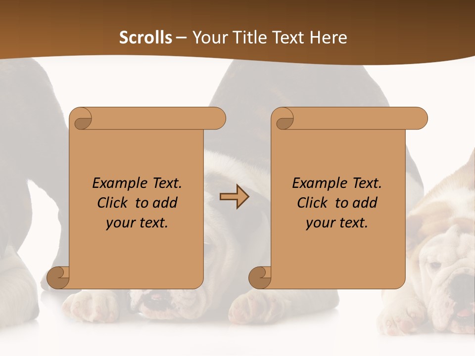 Front Three Standing PowerPoint Template