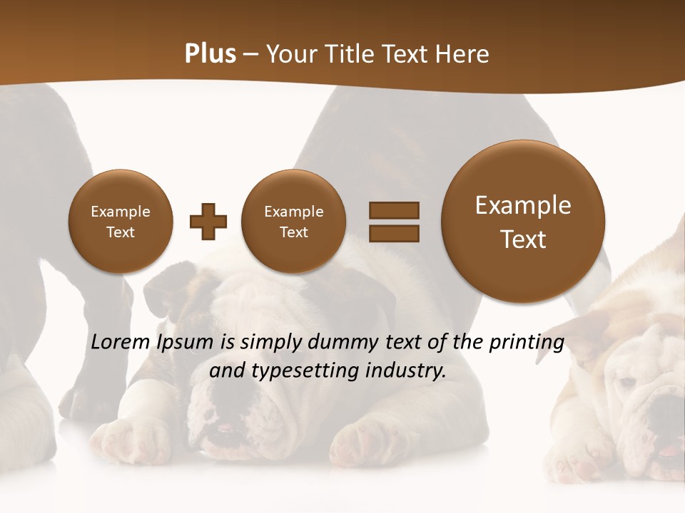 Front Three Standing PowerPoint Template