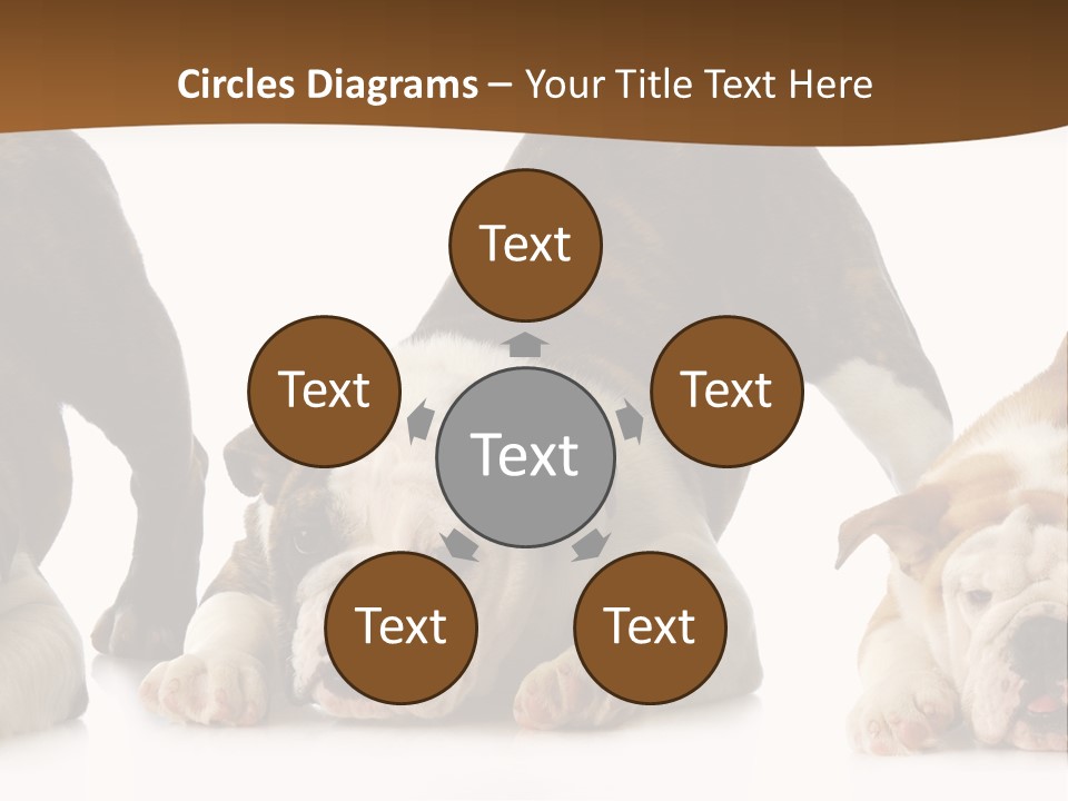 Front Three Standing PowerPoint Template