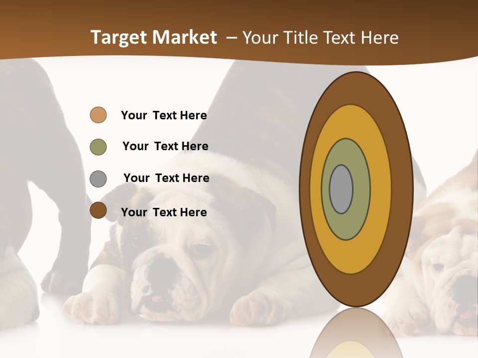 Front Three Standing PowerPoint Template