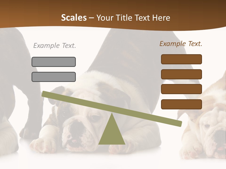 Front Three Standing PowerPoint Template