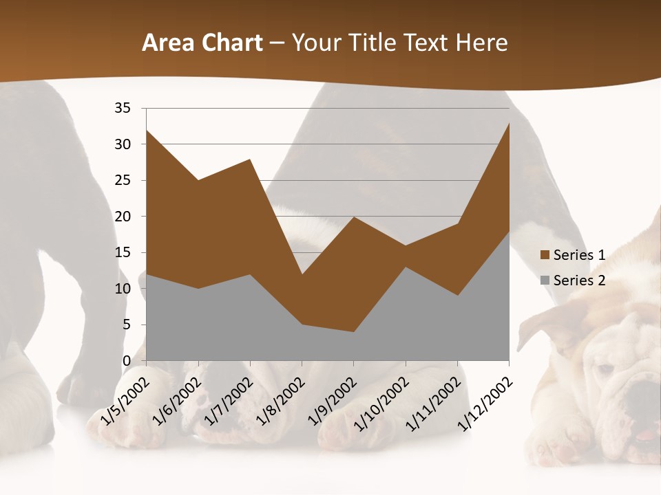 Front Three Standing PowerPoint Template