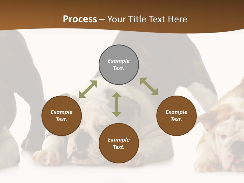 Front Three Standing PowerPoint Template