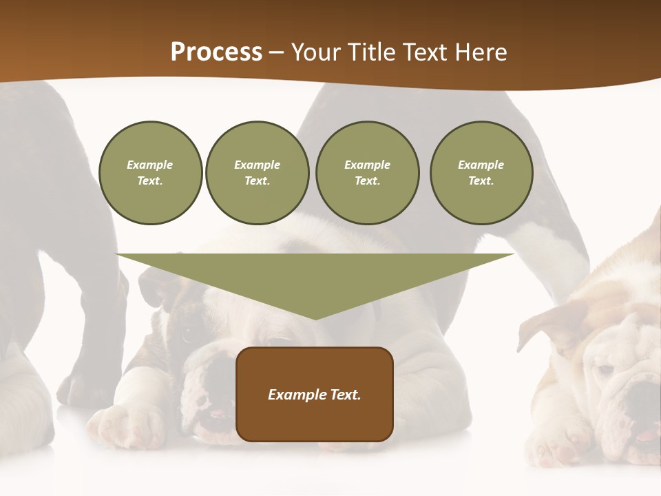 Front Three Standing PowerPoint Template