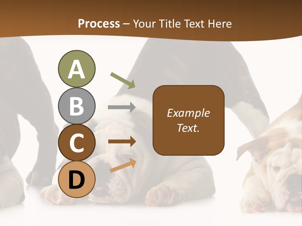 Front Three Standing PowerPoint Template