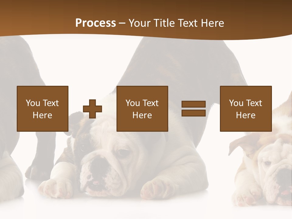 Front Three Standing PowerPoint Template