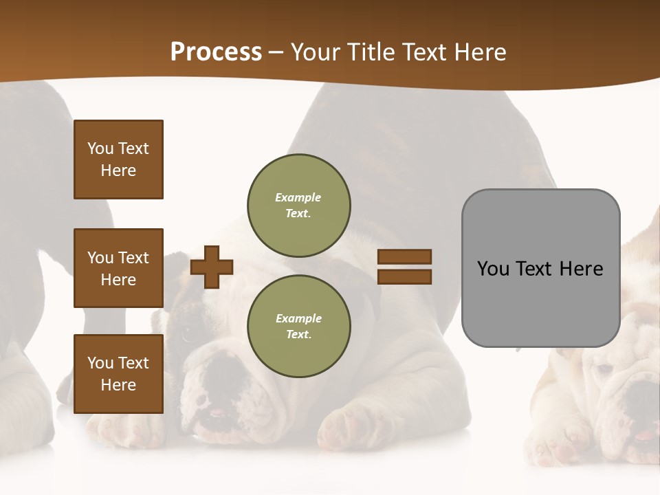 Front Three Standing PowerPoint Template