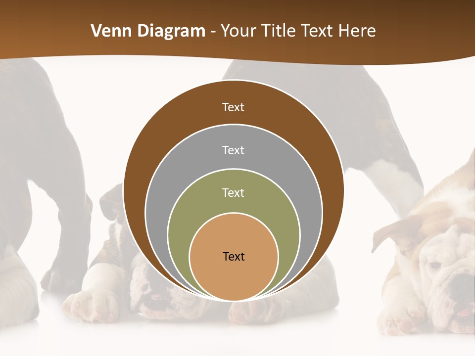 Front Three Standing PowerPoint Template