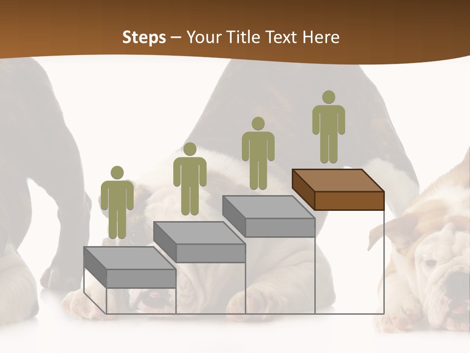 Front Three Standing PowerPoint Template