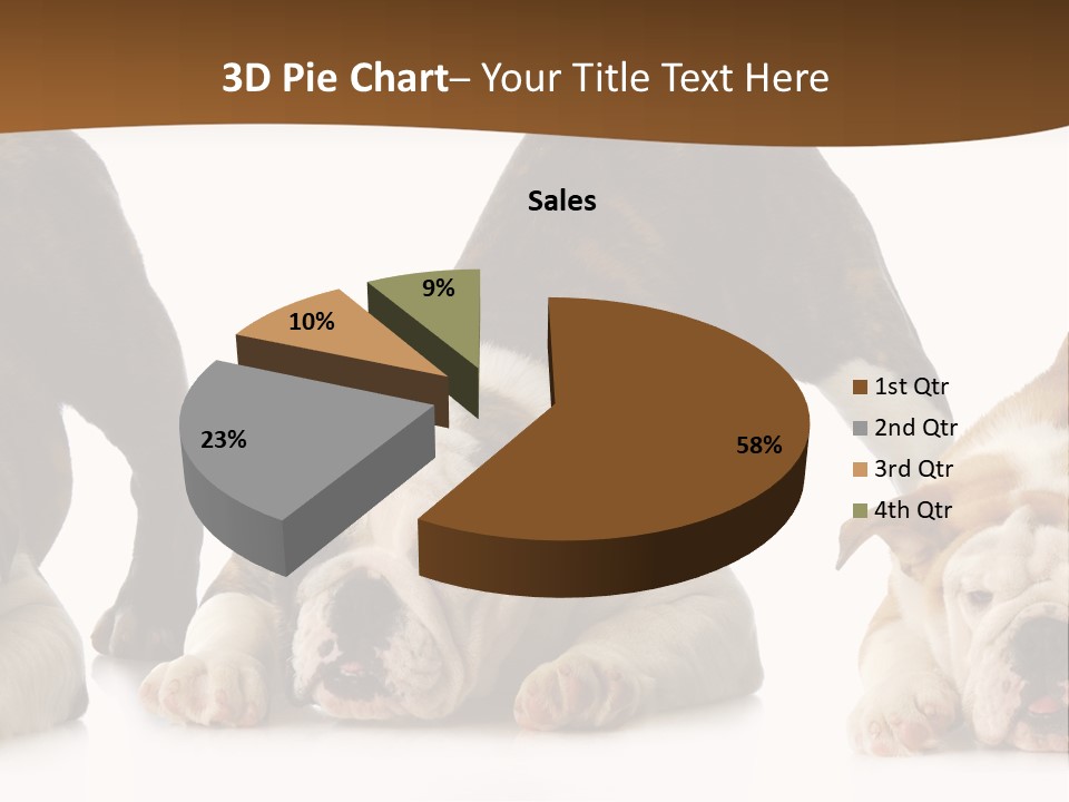 Front Three Standing PowerPoint Template