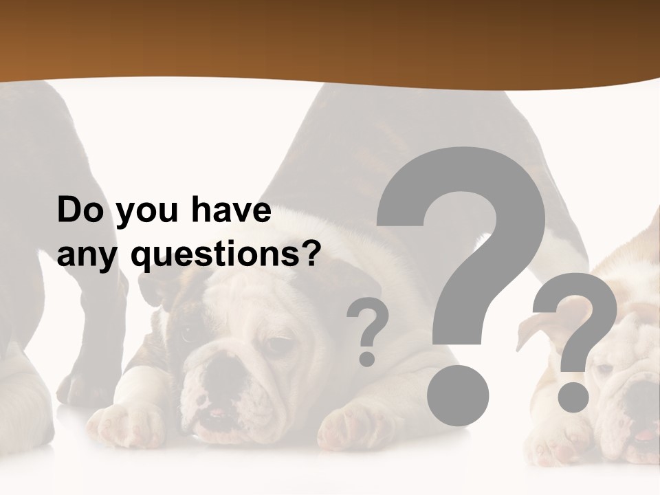 Front Three Standing PowerPoint Template