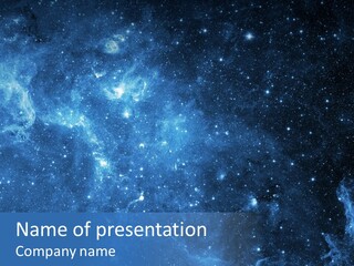 Andromeda Endless Triangulum PowerPoint Template