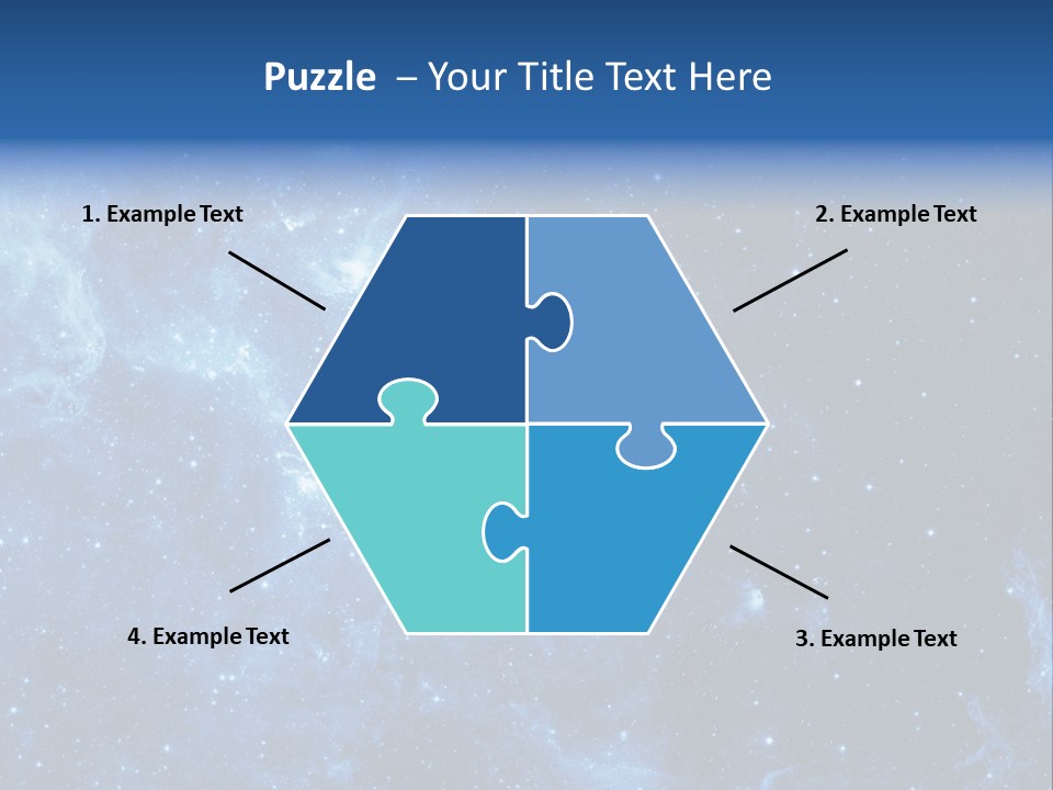 Andromeda Endless Triangulum PowerPoint Template