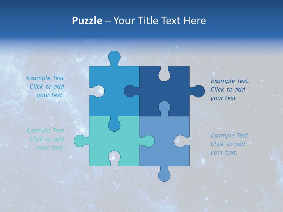 Andromeda Endless Triangulum PowerPoint Template