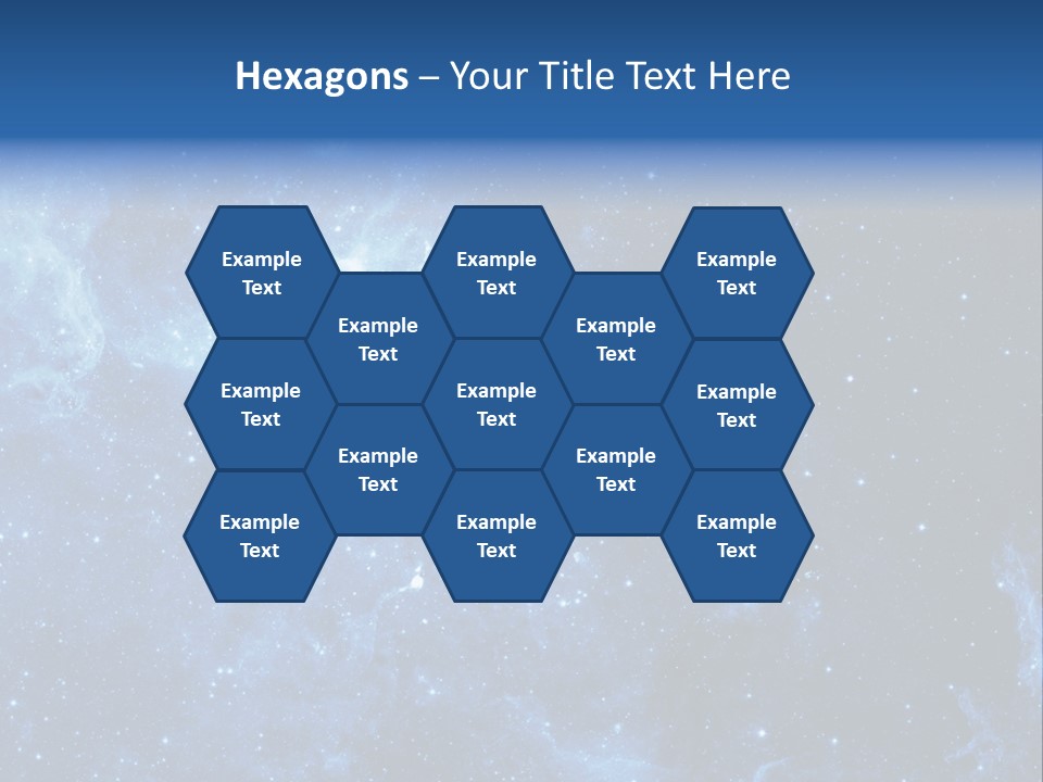 Andromeda Endless Triangulum PowerPoint Template