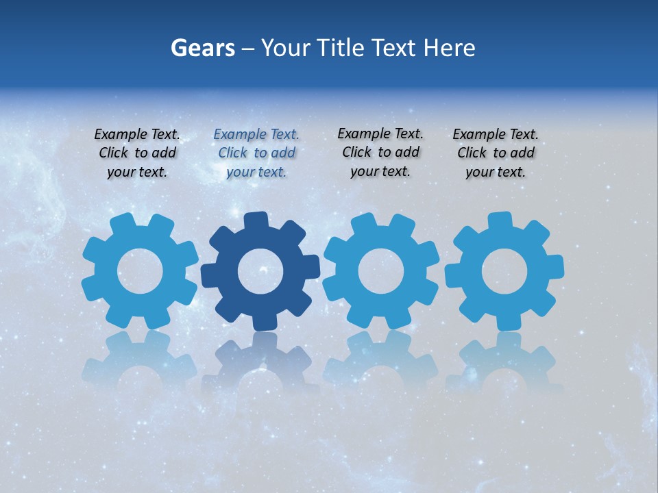 Andromeda Endless Triangulum PowerPoint Template